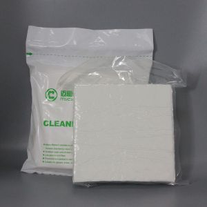 Extremely Soft Polyester Cleanroom Paper Mechanical Strength White Microfiber