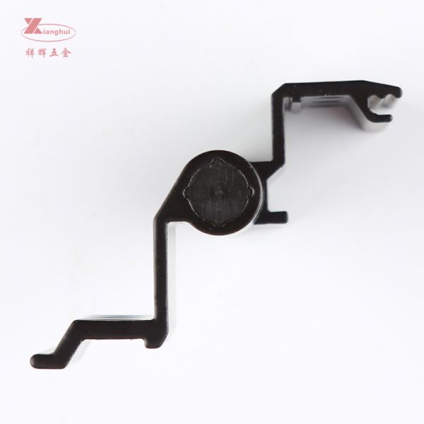 86mm Length Aluminium Alloy Pivot Hinge in Modern Design for Black Aluminium Door