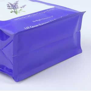 Varnishing Zip Lock Stand Up Pouch Eco Friendly Printed Logo Available