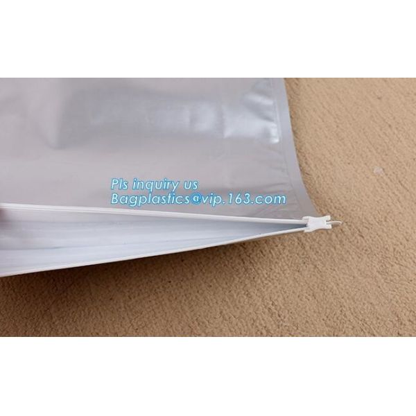 laminated multiple layer plastic aluminum foil bag side gusset pet food bag with