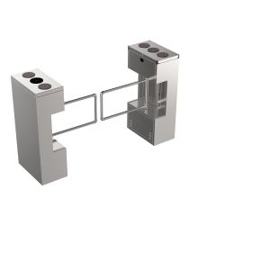 Automatic Barcode Scanner Turnstile gate Swing Barrier SUS304 550mm