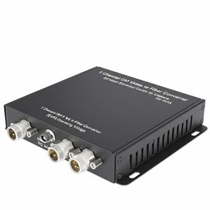 Cheap 1 Channel DVI Video to Fiber Converter Data Transmission from Control Center to Camera DC 5V1A Operating Voltage for sale