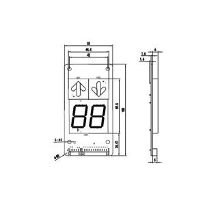 Multifunctional Elevator Applications 7 Segment Display Board With Great Price