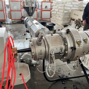 Automated PE Pipe Extrusion Line Plastic PE HDPE PPR Pipe Making Machine