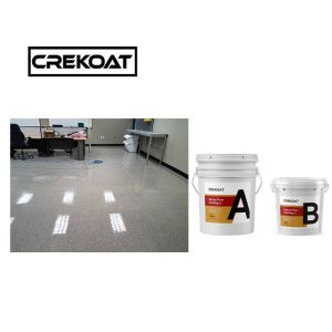 Decorative Clear Polyaspartic Floor Coating Excellent Adhesion Full Broadcast