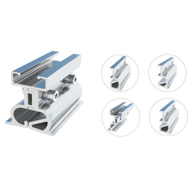 Customized Metal Roof Solar Mounting Systems Unique Clamp For Pitch Roof