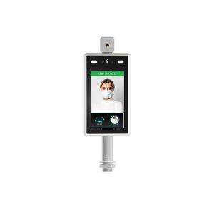 7" IPS 20W 0.8m AI Face Recognition Thermometer For Access Control
