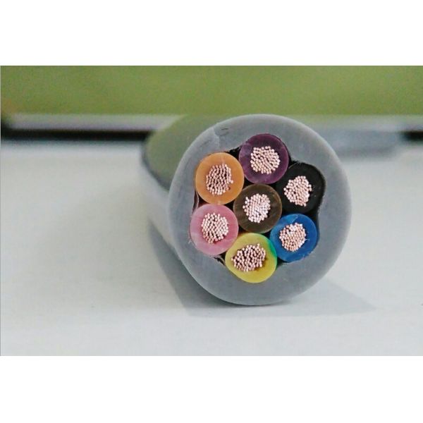 Round Elevator and Escalator Control Cable RVV 6x0.75+1x2.0 PVC insulation PVC