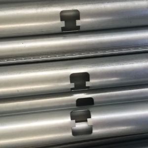 D45mm Galvanized Steel Chicken Feed Pipe Chicken Feeding Line Parts