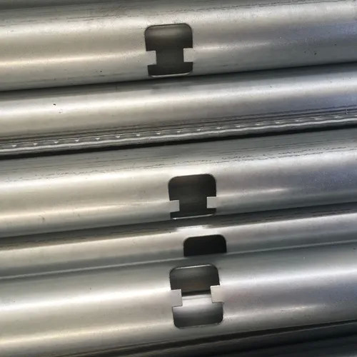 D45mm Galvanized Steel Chicken Feed Pipe Chicken Feeding Line Parts
