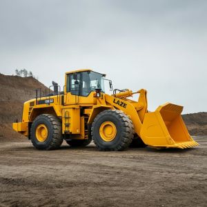 10Ton Mining Wheel Loader LW1000K Cummins Engine Power 290KW Bucket 6.1m3