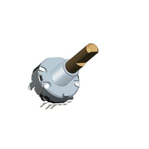 EC20 Incremental Rotary Encoder 18 Positioning Pulse Semi-circular Axis L30mm