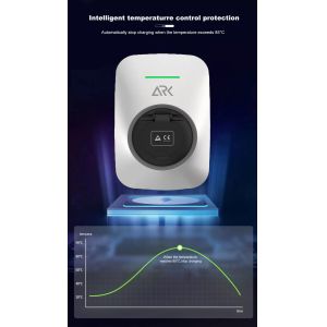 Wall Mounted EV Charging Station Wallbox With Type2 Plug & Bluetooth Wi-Fi