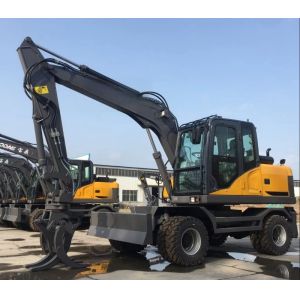 Pre Owned Doosan Wheel Excavator DX60W Total Transport Width 2000mm