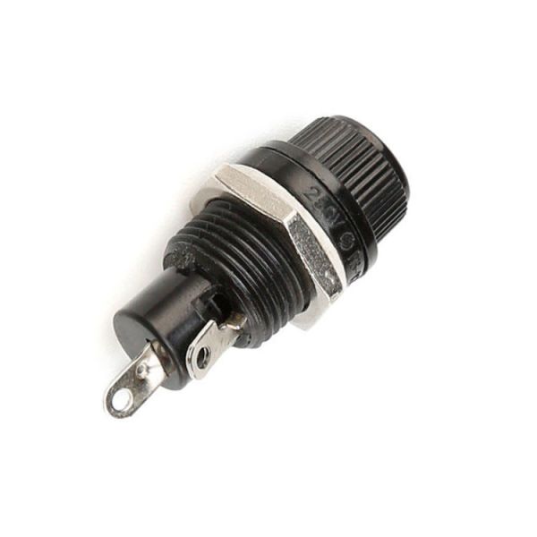 5x20 Tube Fuse Holder R3-12 Panel Fuse Block Screw Cap Mount 10A 250VAC for 5.2