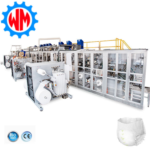 Quality Full Servo Baby Diaper Making Machine PLC Control wiht Professional Customization wholesale