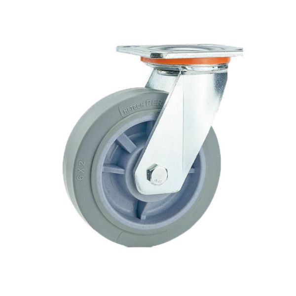 High Load Capacity 130kg Heavy Duty Chair Swivel Caster Wheels Brake Diameter