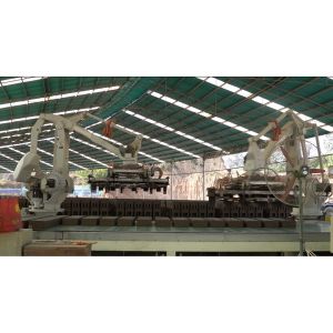 Robot Stacking Machine Fired Clay Brick Making Machine For 30000 Bricks/Hr