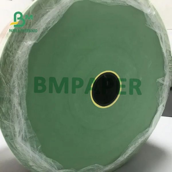 60g 15mm Straw Wrap Paper Full Red Green Black White Blue Color For Kraft