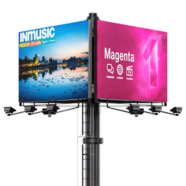 Quality Light Pole LED Display ScreenOutdoor Waterproof led screen P3.91 Full Color led display wholesale