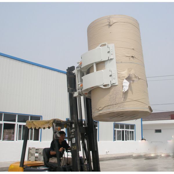 750mm Pad Size Forklift Truck Attachments Rotating Paper Roll Clamp