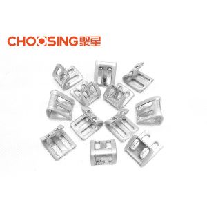 Plastic Covered EK Spring Clip Galvanization Surface Decreasing Noise During