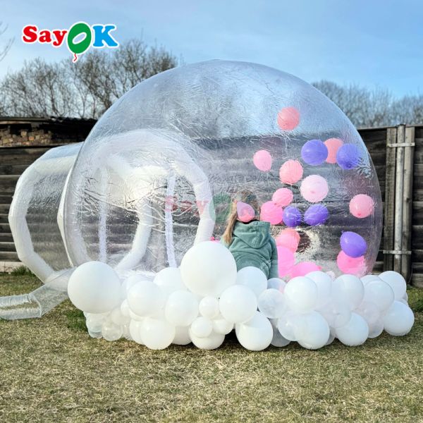 Warehouse 10ft Kids Bubble House Transparent Inflatable Party Bubble Balloon Houses Dome