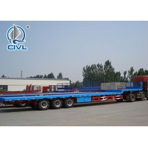 Civl 3 Axles Equipment Low Bed Trailer King Pin 3.5 Inch Q235 Material With
