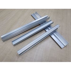 Silver Anodizing Aluminum Extrusion Parts Heat Sink Profile 50000 Shots
