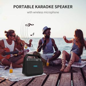 Outdoor Karaoke Wireless Bluetooth Speakers Portable Audio Player 8000mah
