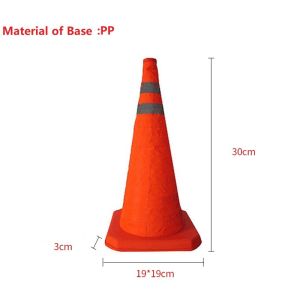 Telescopic Road Cone Reflective Barrier Telescopic Lifting LED Light Strip