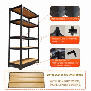 Metallic Angle Steel Rack Room Bookshelf Household Display Shelf