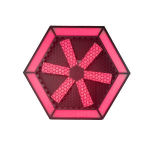 LED Matrix Stage Effect Light With 93 Ra Color Rendering Index And Rotating Fan