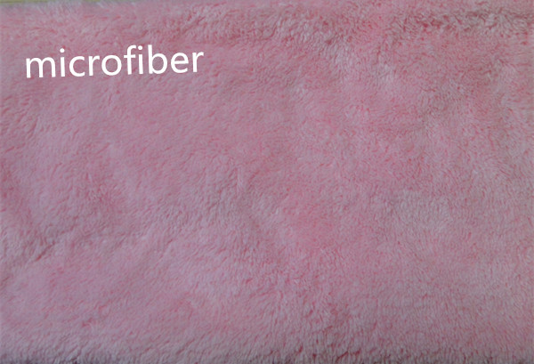 Green Plush Buffering Towel / High Absorbtion Microfiber Dusting Cloth For Windows Glass