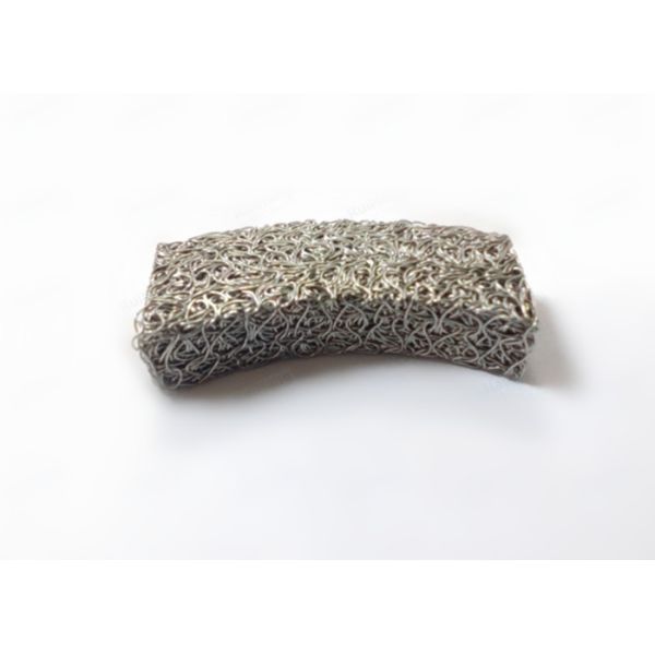 Knitted Wire Mesh Washer Stainless Steel Wire 0.12mm 35mm Elastic Core Clad ISO9001