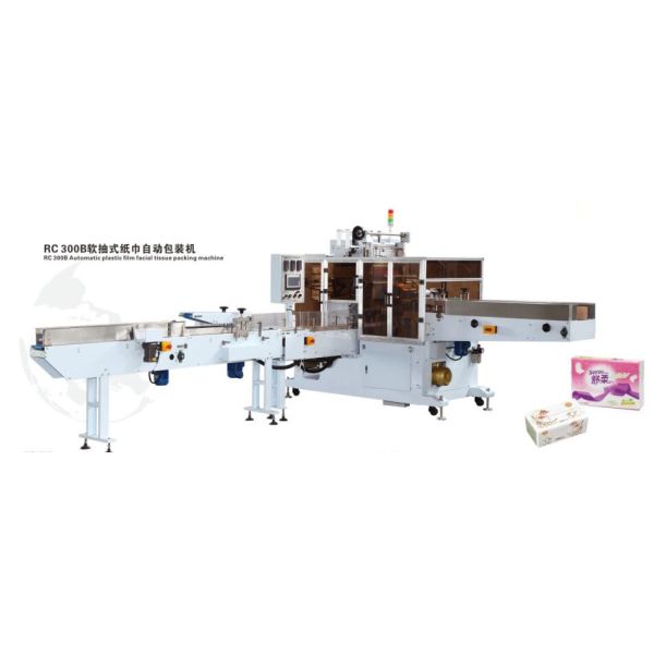 Quality Fully Automatic Tissue Paper Making Machine , Plastic Film Soft Paper Napkin Packing Machine wholesale