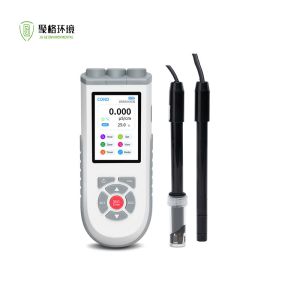 China Dual Parameter Dissolved Oxygen and Conductivity Portable Handheld Meter on sale