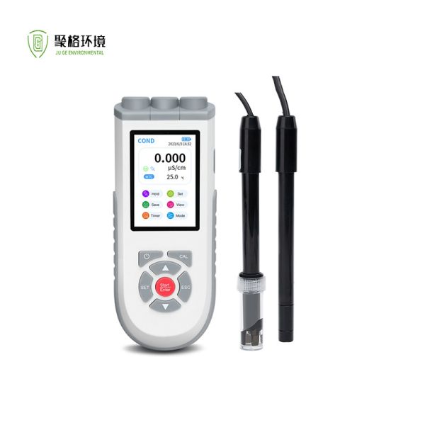 Quality Dual Parameter Dissolved Oxygen and Conductivity Portable Handheld Meter wholesale