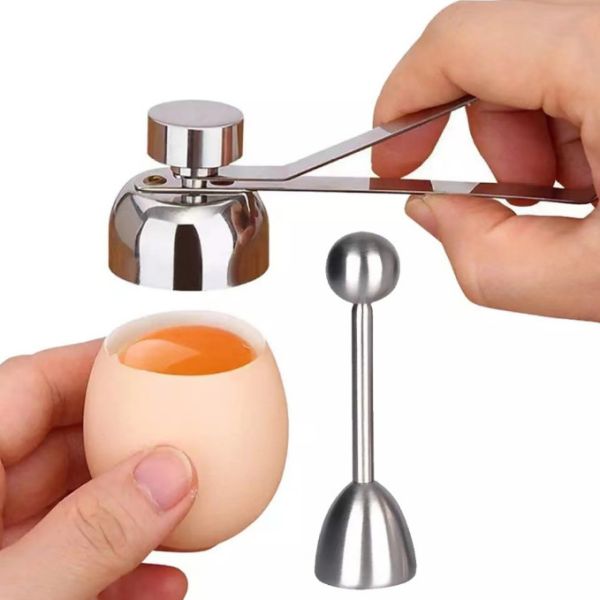 Quality Custom Stainless Steel Houseware Egg Cracker Topper Tools wholesale