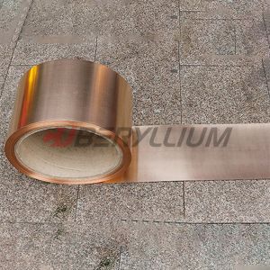 TH02 C17410 Beryllium Copper Alloys Strips 1/2 hard For Connector Application