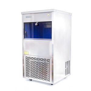 Commercial Electric Snow Flake Ice Machine with 80kg Yield and 30kg Ice Storage