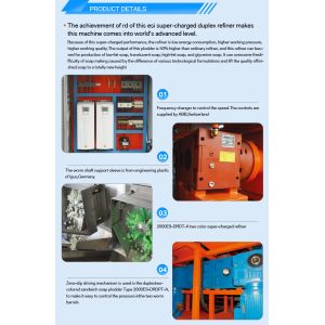 Revolutionize Your Soap Making Process with 2000ES-DRDT-A Duplex Single-Worm