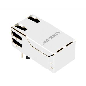 HFJT1-5GH4PRL 1A 5G BASE-T One Port RJ45 Magnetic Connector 4PPoE Tab UP NO Led