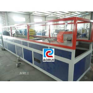 WPC Plastic Profile Production Line , WPC Wood Plastic Profile Extrusion Line