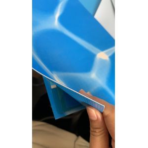 Coated PVC Pool Liner With Cleartarpaulin Pattern Temperature Resistant