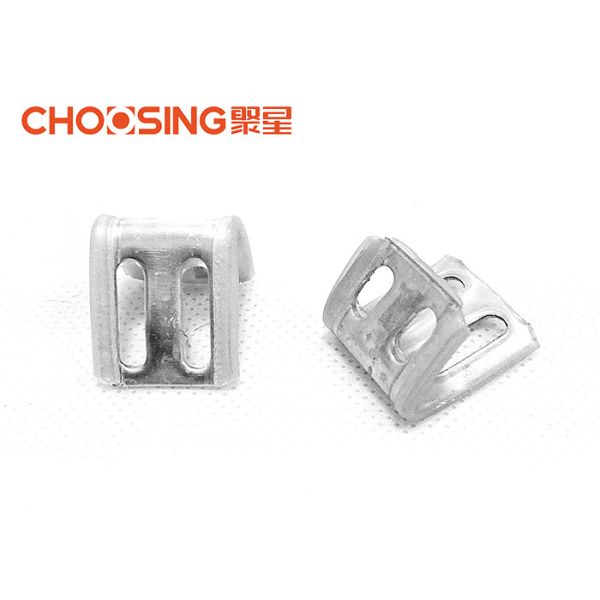 Plastic Covered EK Spring Clip Galvanization Surface Decreasing Noise During