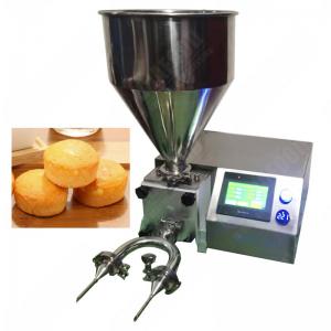 Cheap Semi Automatic Hand Depositor Cup Cream Injector Puff Cake Filling Machine for sale