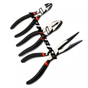 6" Combination Wire Stripper Linesman Pliers Industrial 60 Cr-V Steel