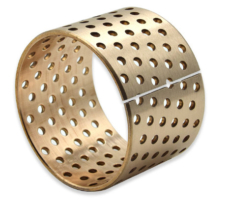 Quality High Load Wrapped Bronze Bearings With Flange Holes Through wholesale