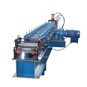 Cheap 45 Steel Roller Material Shutter Door Roll Forming Machine with 7.5KW PLC Control System for sale
